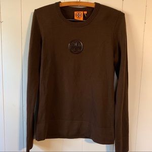 Dark Brown Tory Burch Sweater